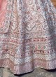 Bridal Wear Cream Designer Lehenga Choli